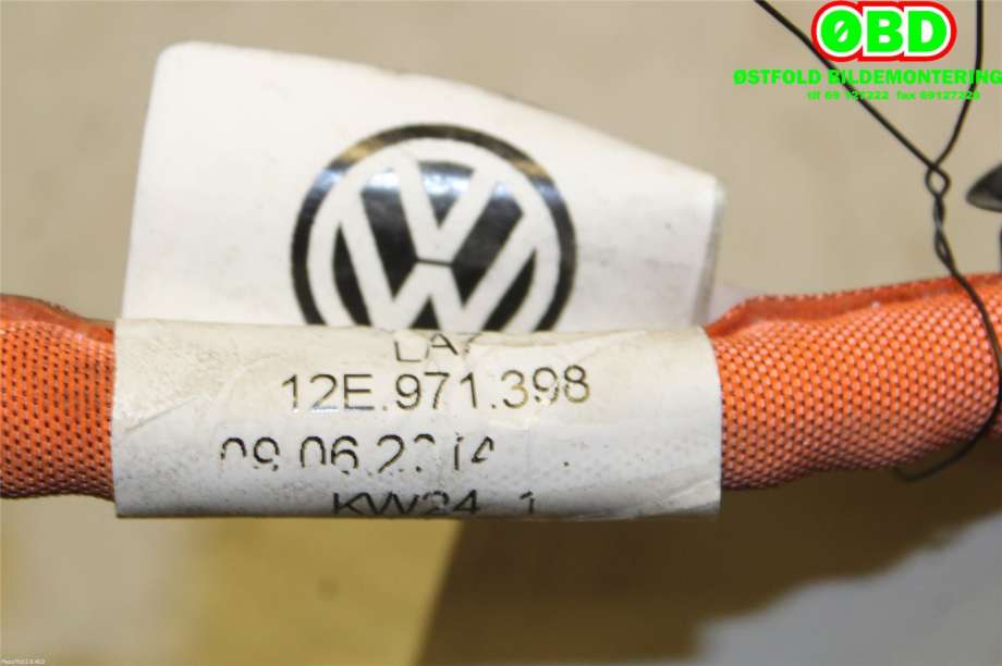 Kabel høy volt (HV) hybrid til VW E-Up 2013-2019 (VOLKSWAGEN|12E 971 398||12E971398)