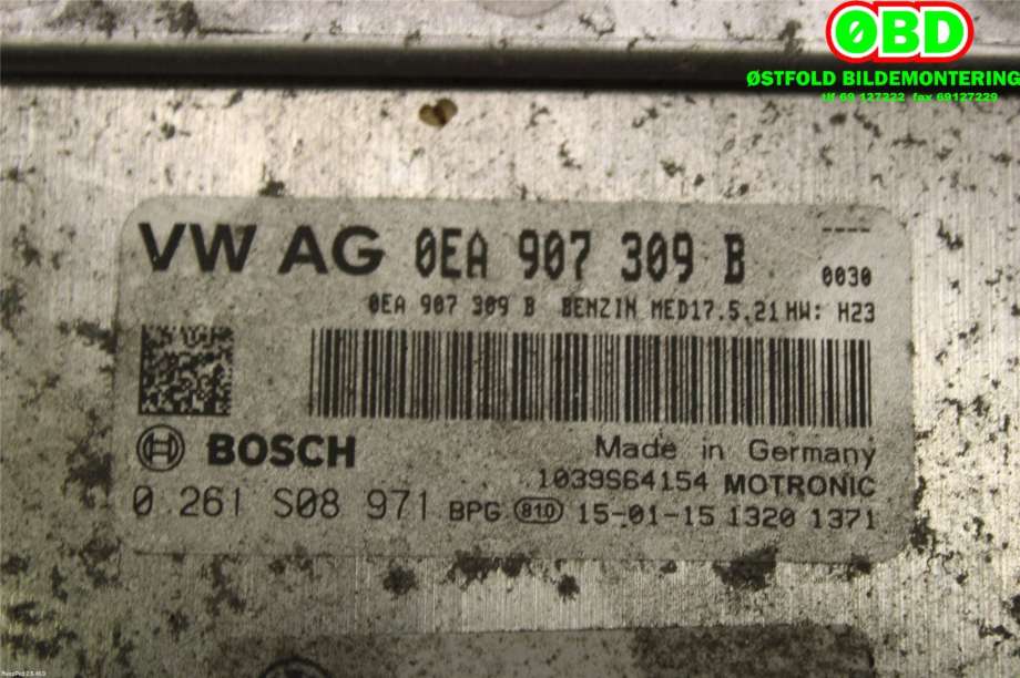 Styreenhet diverse til VW E-Up 2013-2019 (VOLKSWAGEN|0EA 906 016 B||0EA907309B)