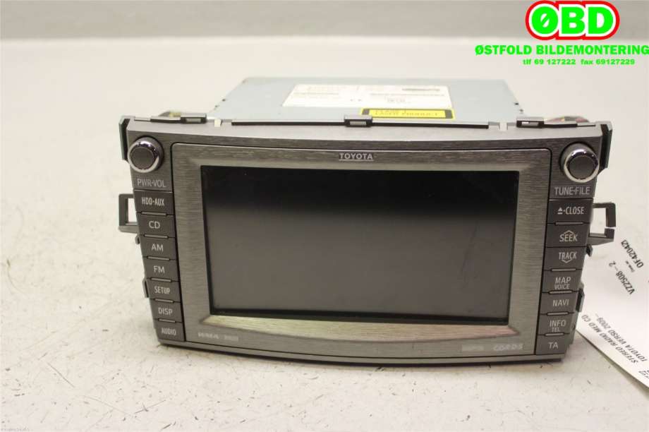 Bilstereo til Toyota Verso 2009-2016 (Type III) (TOYOTA|861000F010||8612064030)