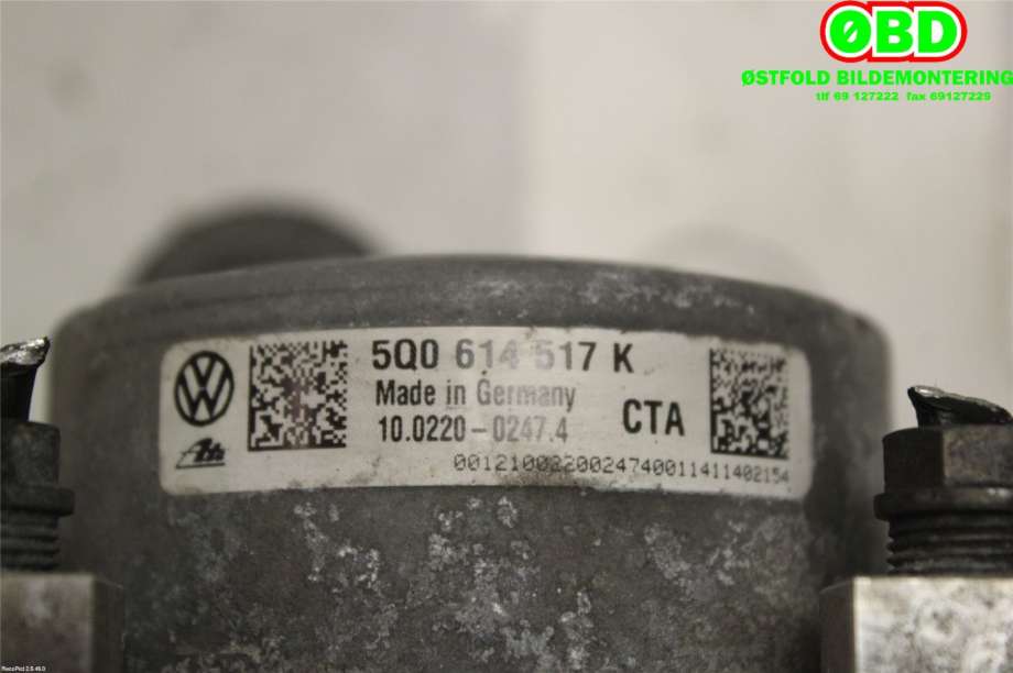 ABS sentral til VW Golf Sportsvan 2014-2018  (VOLKSWAGEN|5Q0 614 517 K||5Q0614517K)