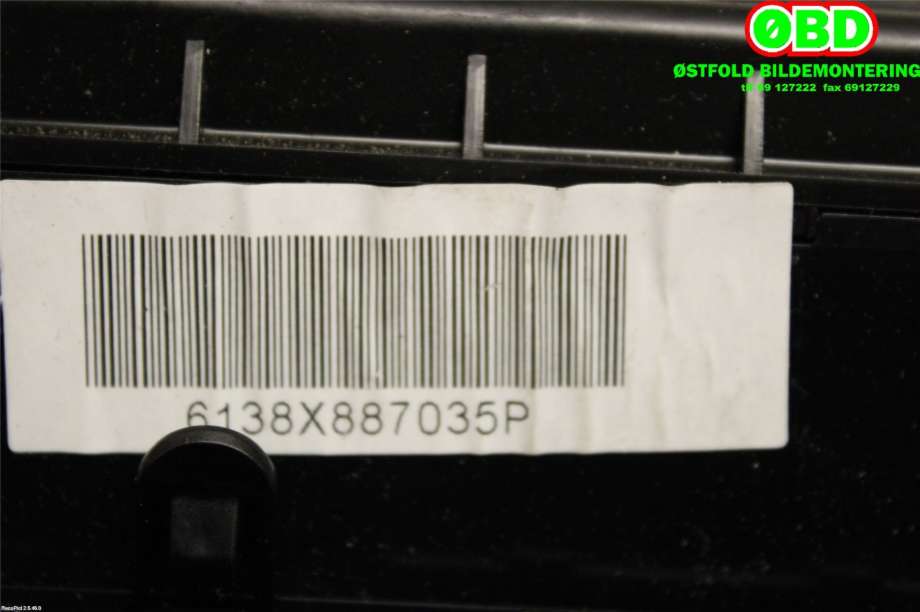 Varmeapparat betjening til Nissan X-Trail 2014-2022 (T32) (T32) (NISSAN|275004EA0A|)