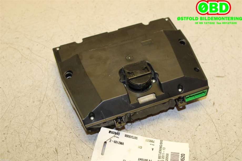 Varmeapparat betjening til Volvo S60 2010-2014 (Type II, Fase 1)  (VOLVO|30795271||30795265)