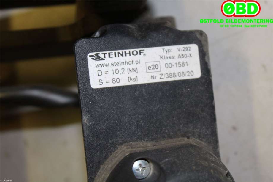 Hengerfeste til Volvo S60 2014-2019 (Type II, Fase 2)  (VOLVO|31359732|)