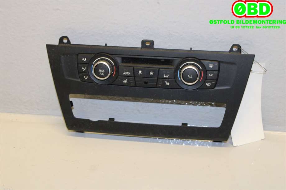 Varmeapparat betjening til BMW X3 2010-2017 (F25) (F25) (BMW|64119312722|)