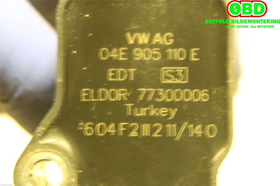 Coil elektronisk til VW Golf Sportsvan 2014-2018  (VOLKSWAGEN|04E 905 110 K|04E 905 110 P|04E905110E)