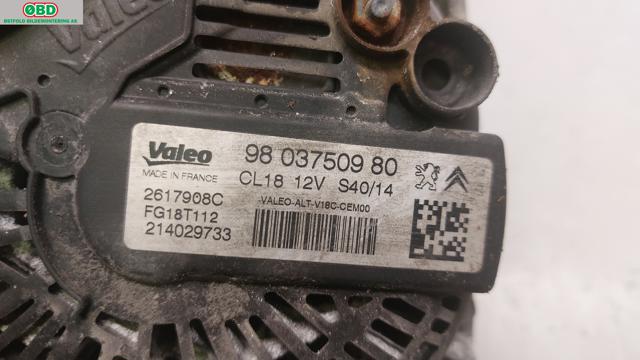 Dynamo til Toyota Proace 2013-2016 (Type I) (TOYOTA||9803750980)