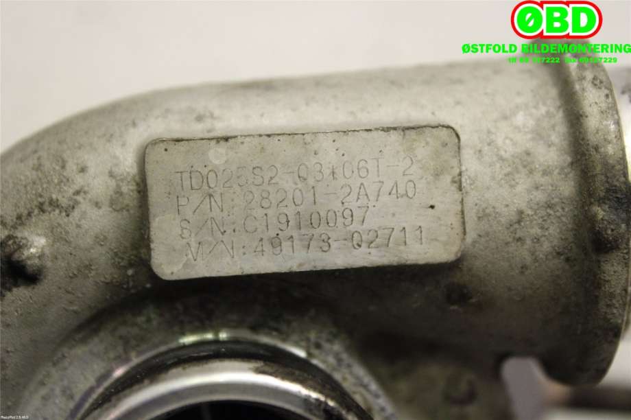 Turbo til Kia Venga 2010-2017  (KIA|282012A740|)