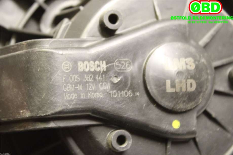Varmeapparat motor til Kia Sportage 2010-2016 (Type III) (KIA|971132Y000|F00S3B2441|)