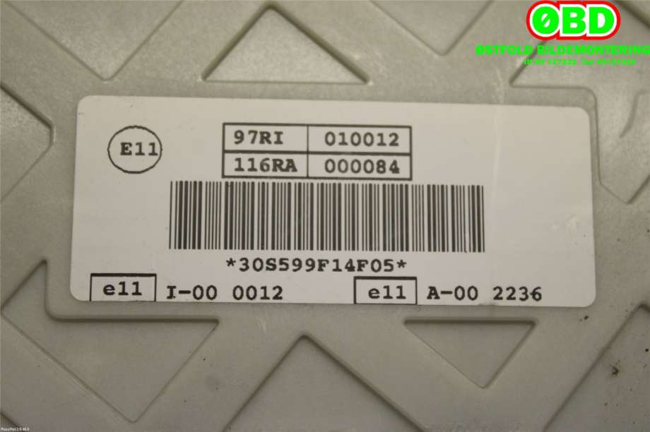 Sikringsboks til Ford Transit Connect 2013-2018 Type II, Fase 1 (FORD||GV6T14A073DE)