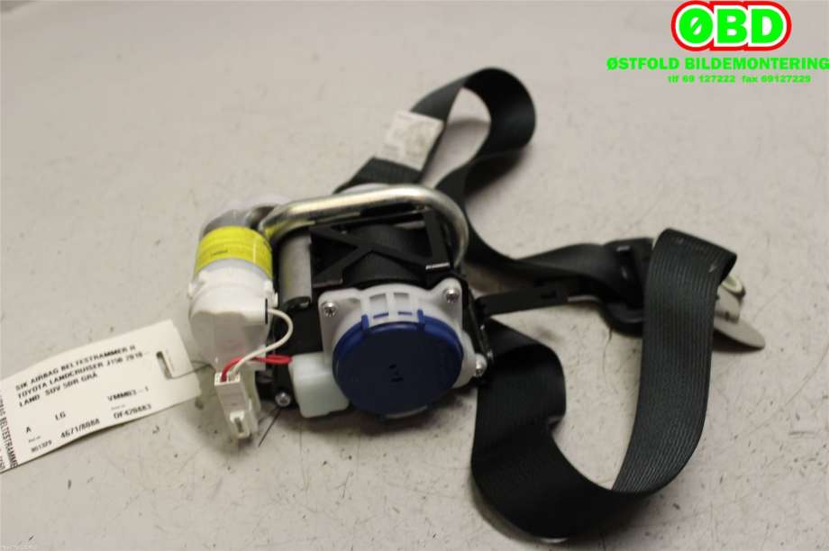 Airbag beltestrammer til Toyota Land Cruiser 150 2010-2013 (Fase 1)  (TOYOTA|7321060760C2|)