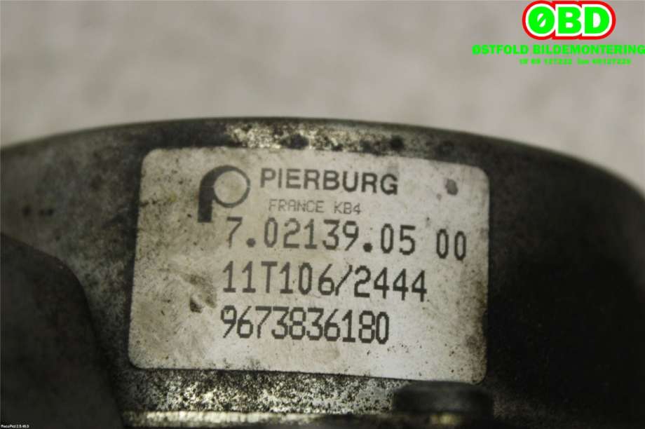 Vakuumpumpe til Peugeot 5008 2010-2017 (Type I)  (PEUGEOT|456580||9673836180)