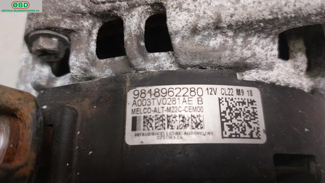 Dynamo til Peugeot Partner 2019-->> (Type III)  (PEUGEOT|98 189 622 80||9818962280)