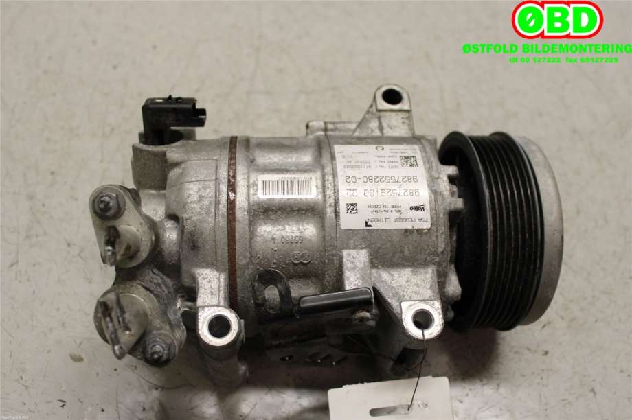 Aircondition kompressor til Peugeot 3008 2016-->> (Type II) (PEUGEOT|9827529180|)