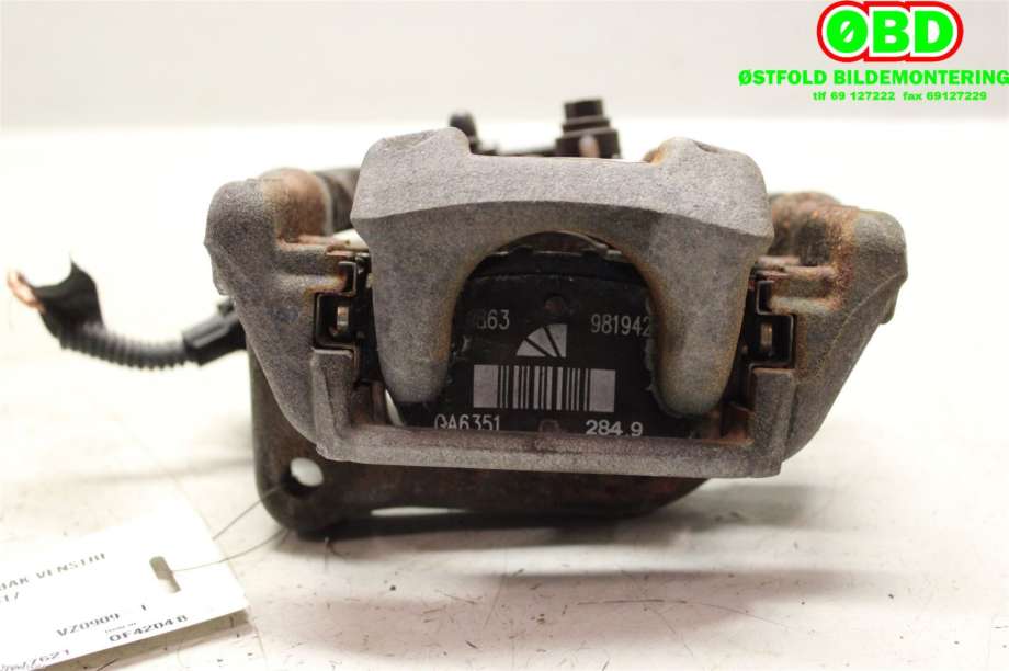 Bremsecaliper venstre bak til Peugeot 3008 2016-->> (Type II)  (PEUGEOT|16 089 995 80|)