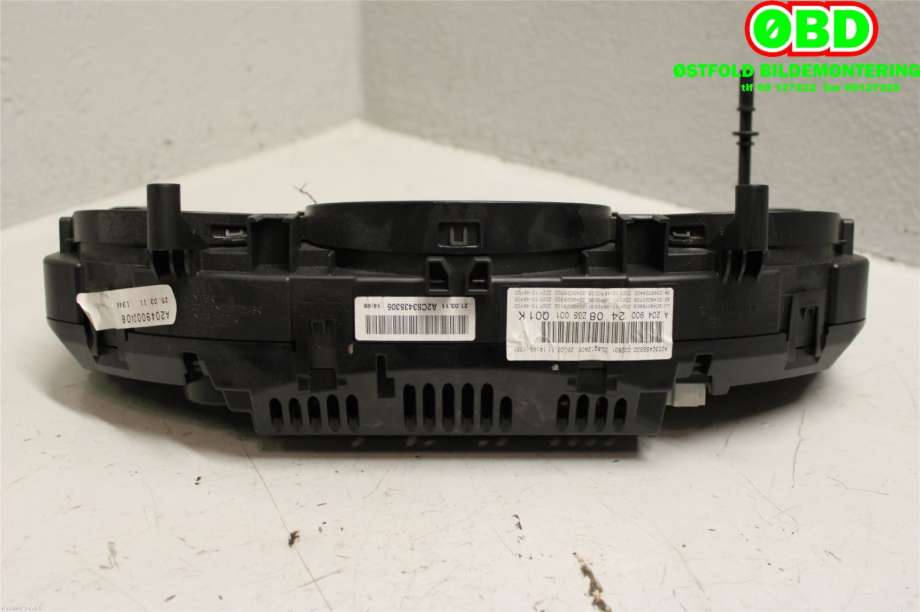 Instrumentpanel til Mercedes C-Klasse 2011-2014 (Fase 2) (W204) (W204) (MERCEDES|A 204 900 24 08|A 204 900 41 08|2049002408)