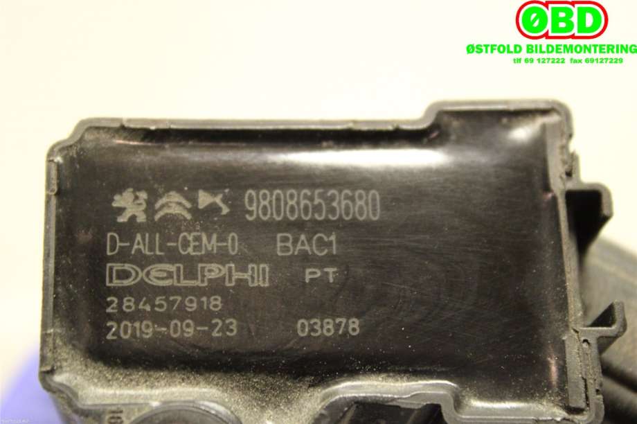 Coil elektronisk til Peugeot 3008 2016-->> (Type II)  (PEUGEOT|9808653680|)