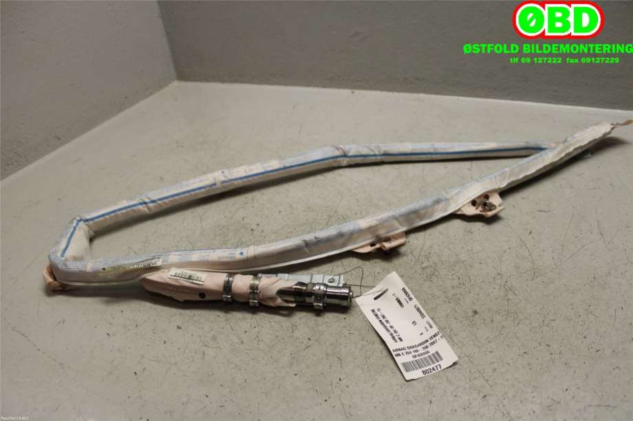 Airbag gardin venstre til Mercedes C-Klasse 2011-2014 (Fase 2) (W204) (W204) (MERCEDES|A 204 860 63 02|)