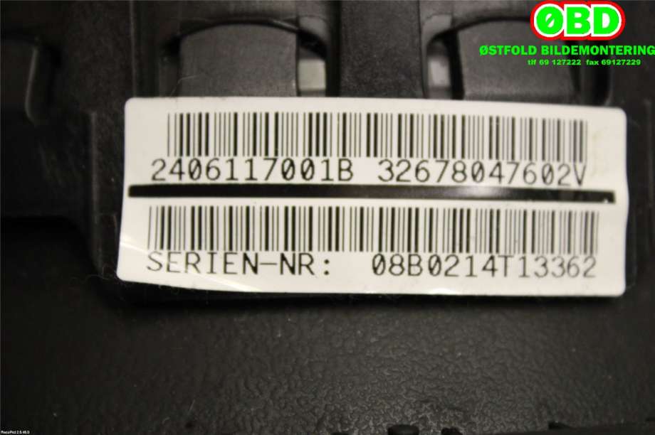 Airbag rattpute til BMW X6 2008-2014 (E71/E72) (E71/E72) (BMW|32306884666|)