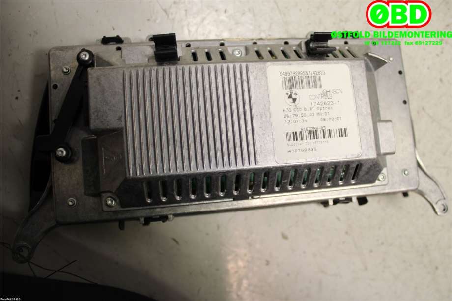 Instrument kjørecomputer til BMW X6 2008-2014 (E71/E72) (E71/E72) (BMW|65509194064||9166782)