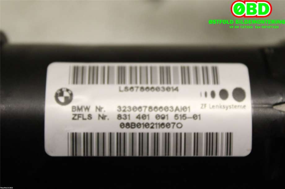 Rattaksel elektrisk servo til BMW X6 2008-2014 (E71/E72) (E71/E72) (BMW|32306786254||32306786603)