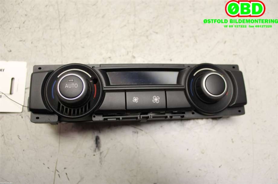 Varmeapparat betjening til BMW X6 2008-2014 (E71/E72) (E71/E72) (BMW|64119215514||9166317)