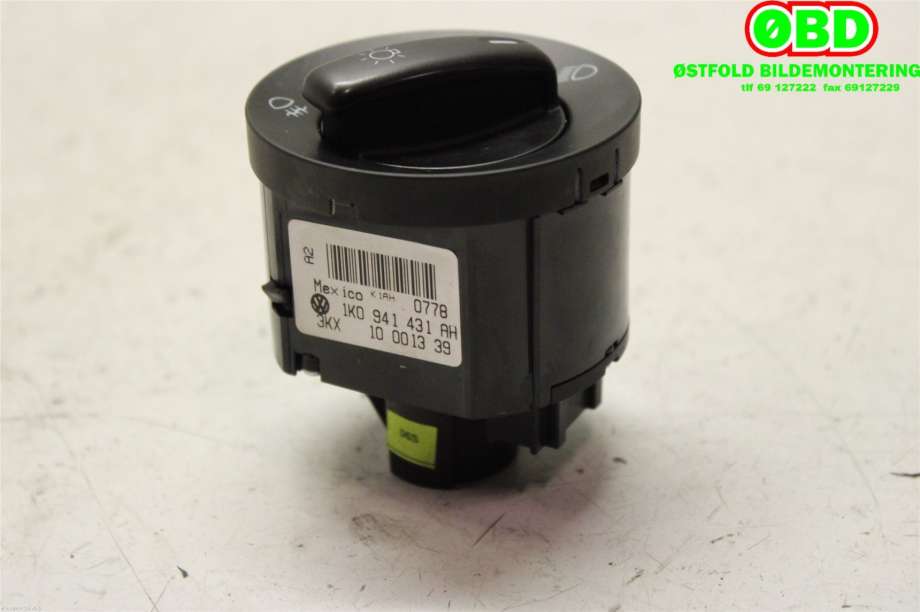 Bryter lys til VW Passat 2005-2010 (B6) (B6) (VOLKSWAGEN|1K0 941 431 AH||1K0941431AH)