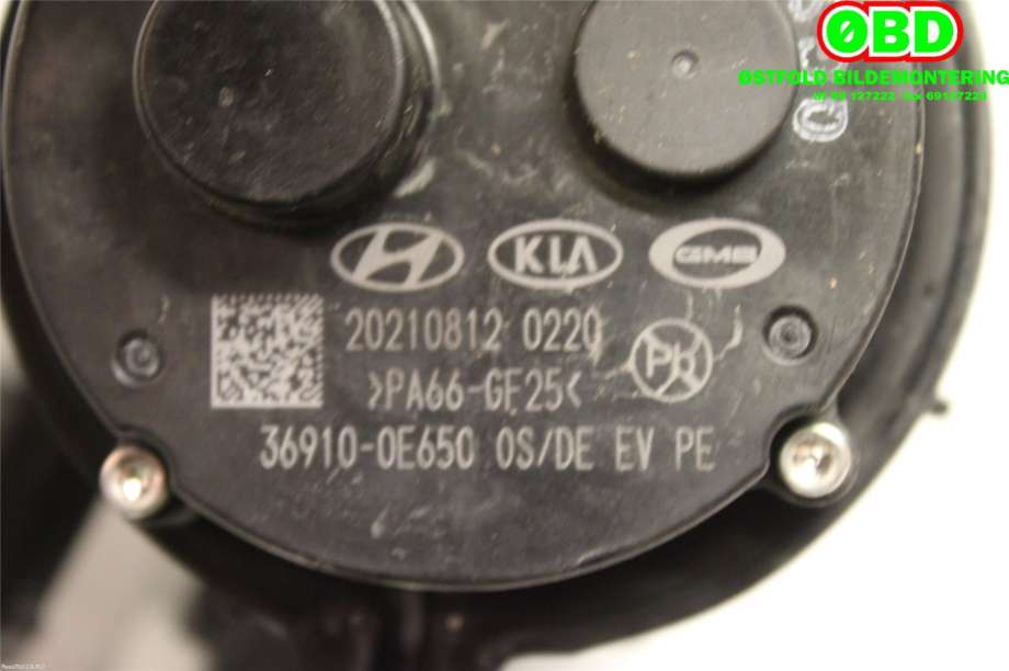 Sirkulasjonspumpe til Kia e-Soul 2019-->> (Type III)  (KIA|369100E650|)