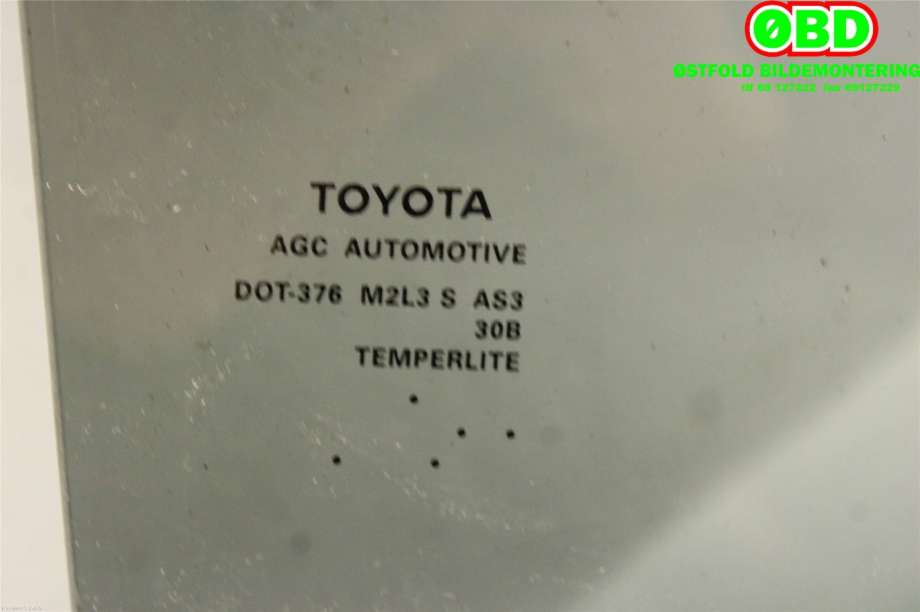 Siderute høyre bak til Toyota RAV4 2013-2015 (Type IV, Fase 1)  