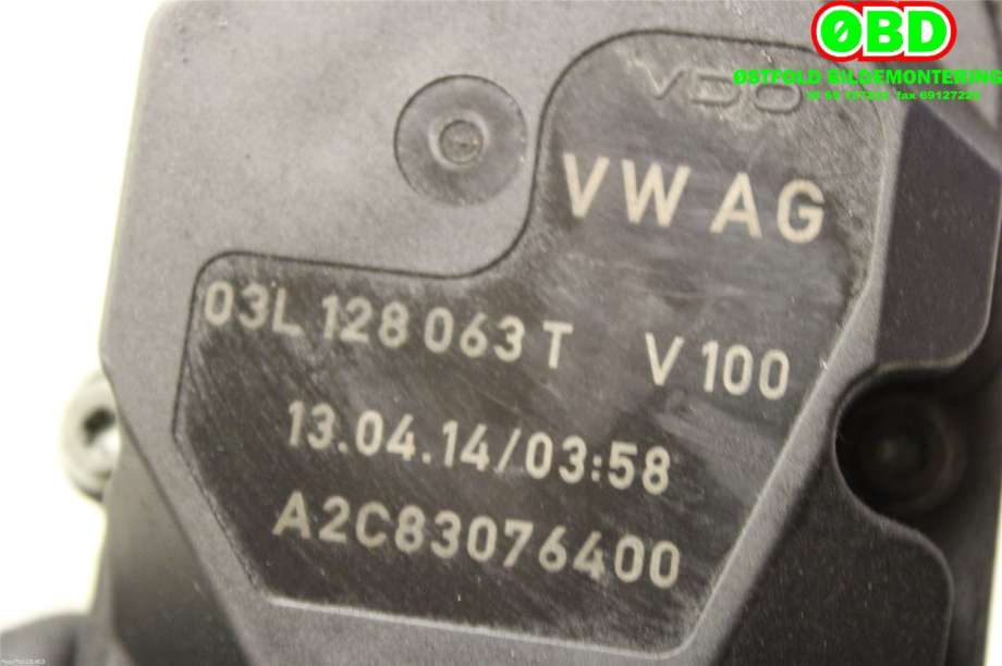 Spjeldhus til Audi A5 2007-2016 (Type I)  (AUDI|03L 128 063 T||03L128063T)