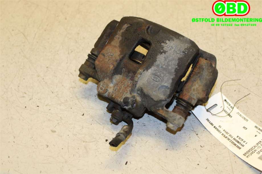 Bremsecaliper høyre foran til Hyundai i10 2014-2018 (Type II)  (HYUNDAI|58190B9A70|)