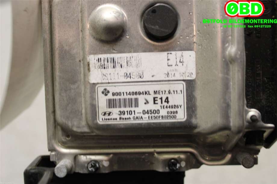 Styreenhet motor til Hyundai i10 2014-2018 (Type II)  (HYUNDAI|3910104500|)
