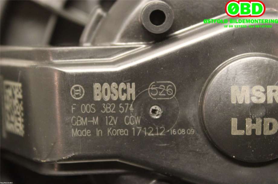 Varmeapparat motor til Tesla Model S 2016-2021 (Fase 2)  (TESLA|F00S3B2574|)