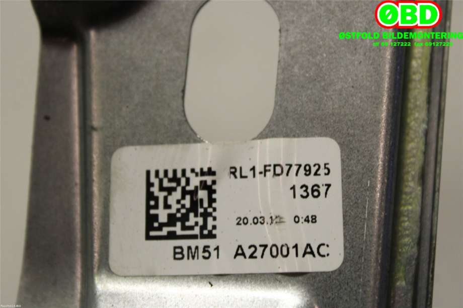 Ruteheis til Ford Focus 2014-2018 (Type III, Fase 2) (FORD|1769161|)