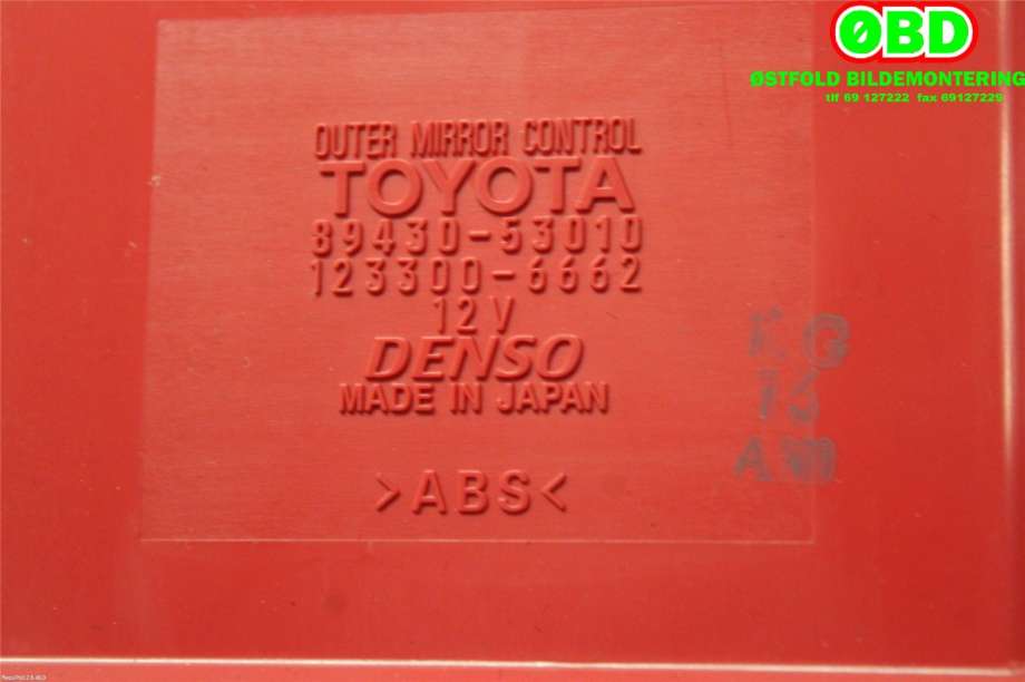 Styreenhet dør venstre foran til Lexus IS 2006-2013 (Type II) (XE20) (XE20) (LEXUS|8943053010|)