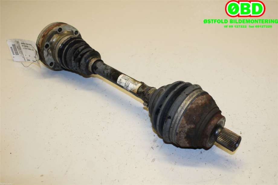 Drivaksel venstre foran til VW Tiguan 2011-2016 (Type I, Fase 2)  (VOLKSWAGEN|5N0 407 763 D|5N0 407 761 F|5N0407763D)