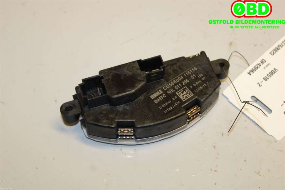 Varmeapparat motstand til Mercedes Vito 2014-->> (W447) (W447) (MERCEDES|A 447 906 30 00|5HL01126651|)