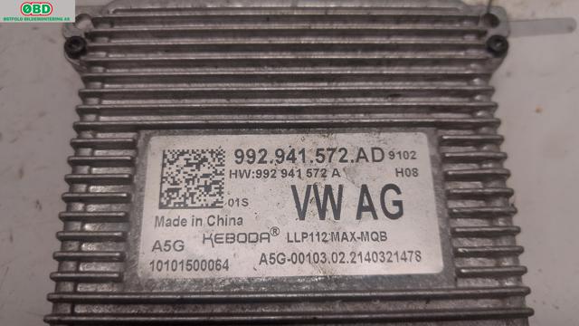 Styreenhet xenon/ballast til Škoda Enyaq 2021-->>  (Skoda|992 941 572 AD||992941572AD)