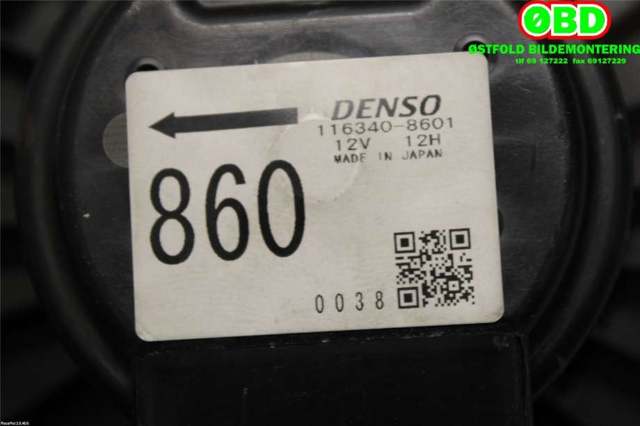 Varmeapparat motor til Mitsubishi Pajero 2007-2016 (Type IV, Fase 1)  (MITSUBISHI|7801A502|)