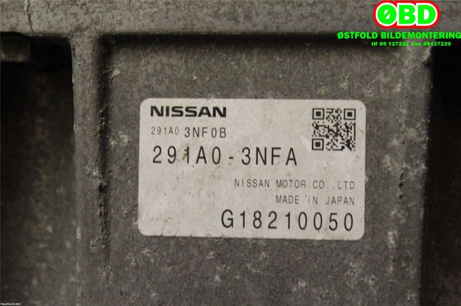 Inverter elbil til Nissan Leaf 2011-2017 (Type I)  (NISSAN|291A03NF0B|)