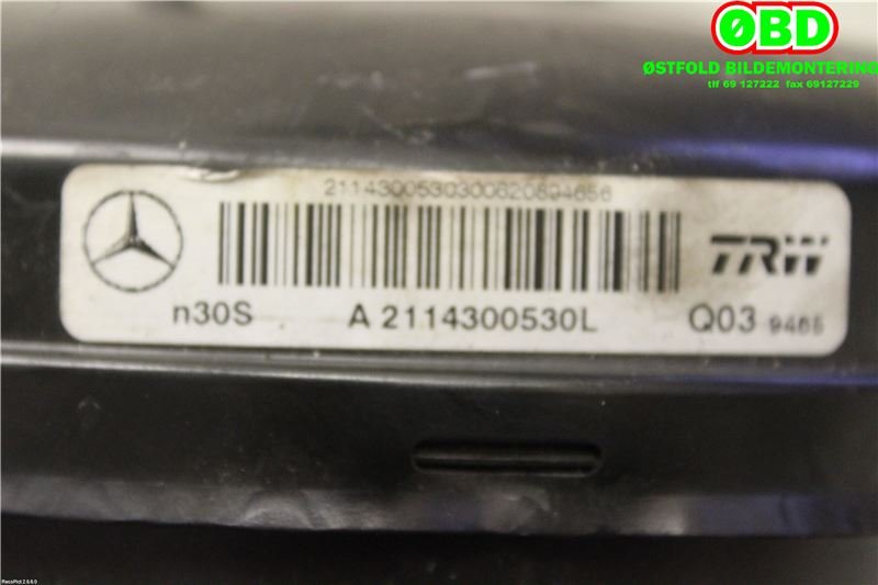 Bremsekraft-forsterker til Mercedes CLS 2004-2010 (C219) (C219) (MERCEDES|A 005 430 80 30||2114300530)