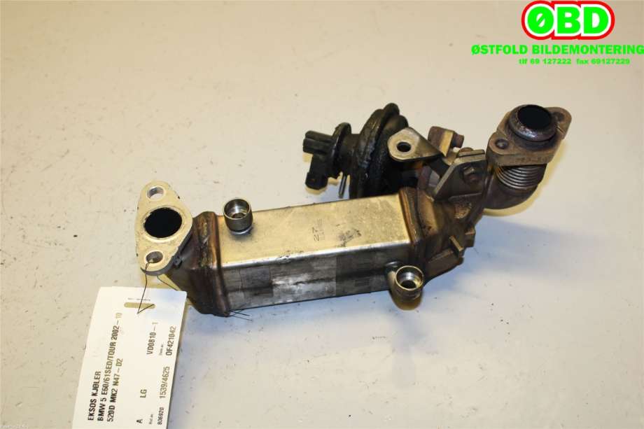EGR-kjøler til BMW 5-Serie 2003-2010 (E60/E61) (E60/E61) (BMW|11 71 7 800 653||7800653)