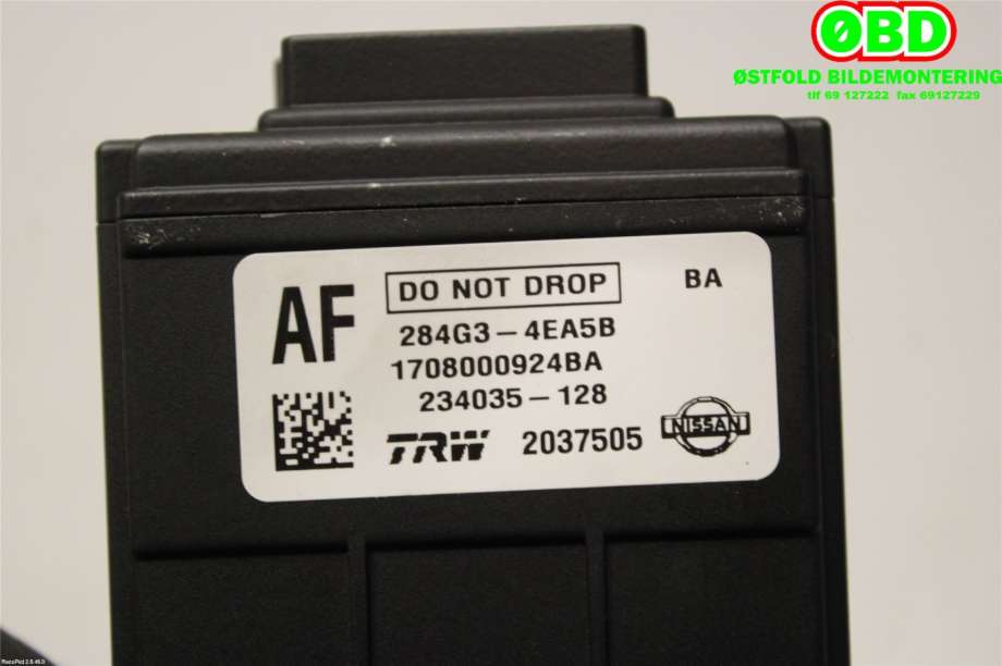 Kamera til Nissan Qashqai 2014-2021 (Type II)  (NISSAN|284G34EA5B|)