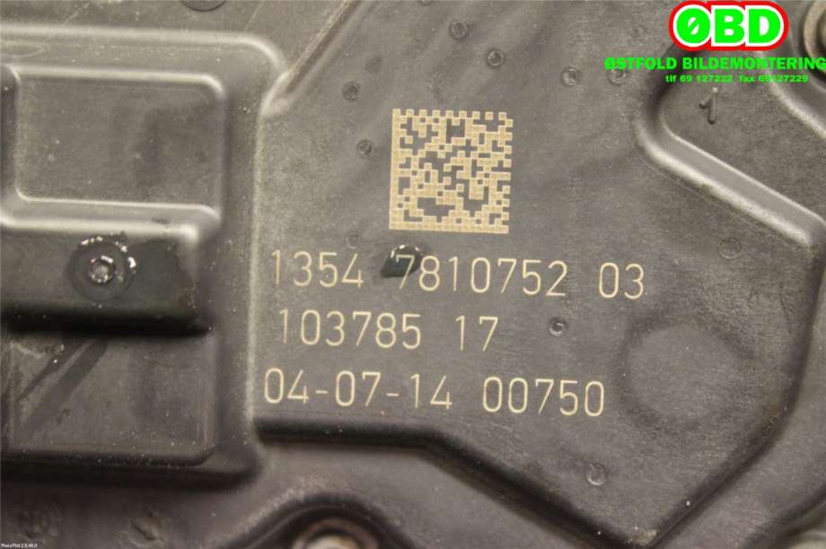 Spjeldhus til BMW 2-Serie 2014-2021 (F22/F23) (F22/F23) (BMW|13 54 7 810 752||13547810752)