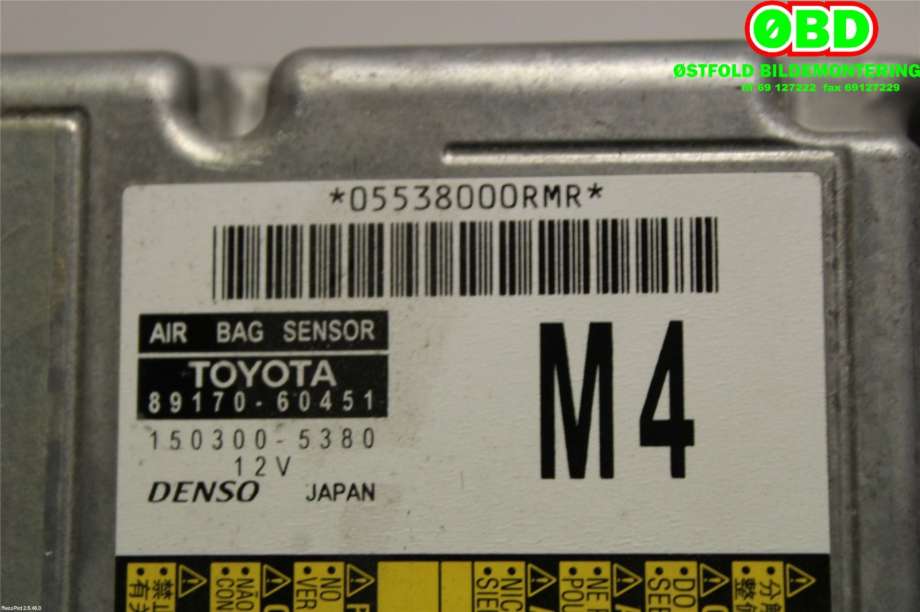 Airbag elektronikk til Toyota Land Cruiser 150 2010-2013 (Fase 1)  (TOYOTA|8917060451|)
