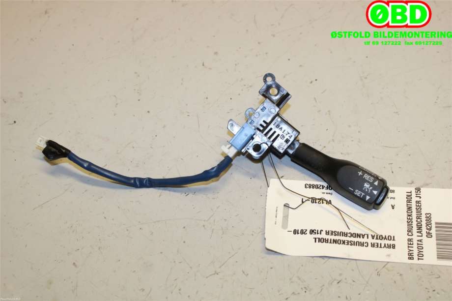 Bryter cruise control til Toyota Land Cruiser 150 2010-2013 (Fase 1) (TOYOTA|8463258011|)
