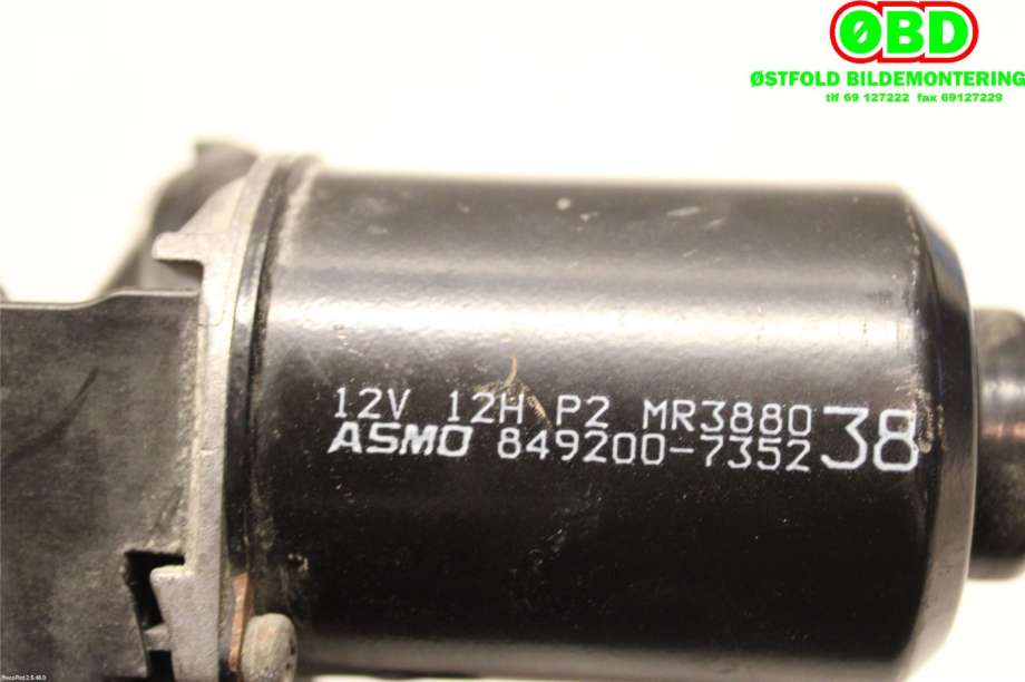 Viskermotor frontrute til Mitsubishi Pajero 2007-2016 (Type IV, Fase 1)  (MITSUBISHI|MR388038|)