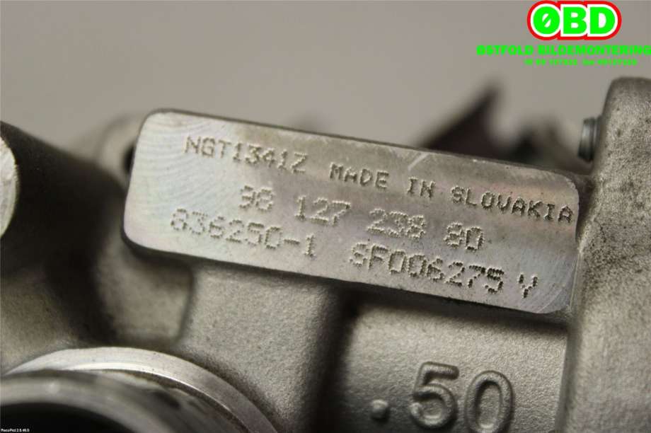 Turbo til Peugeot 208 2012-2019 (Type I)  (PEUGEOT|98 127 238 80|98 184 793 80|9812723880)