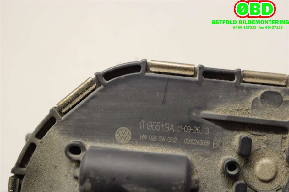 Viskermotor frontrute til VW Caddy 2010-2015 (Type III, Fase 2)  (VOLKSWAGEN||1397220656|1T1955119A)