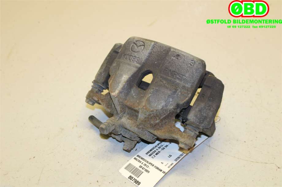 Bremsecaliper venstre foran til Mazda 6 2013-2015 (Type III, Fase 1)  (MAZDA|GHY93399Z|)