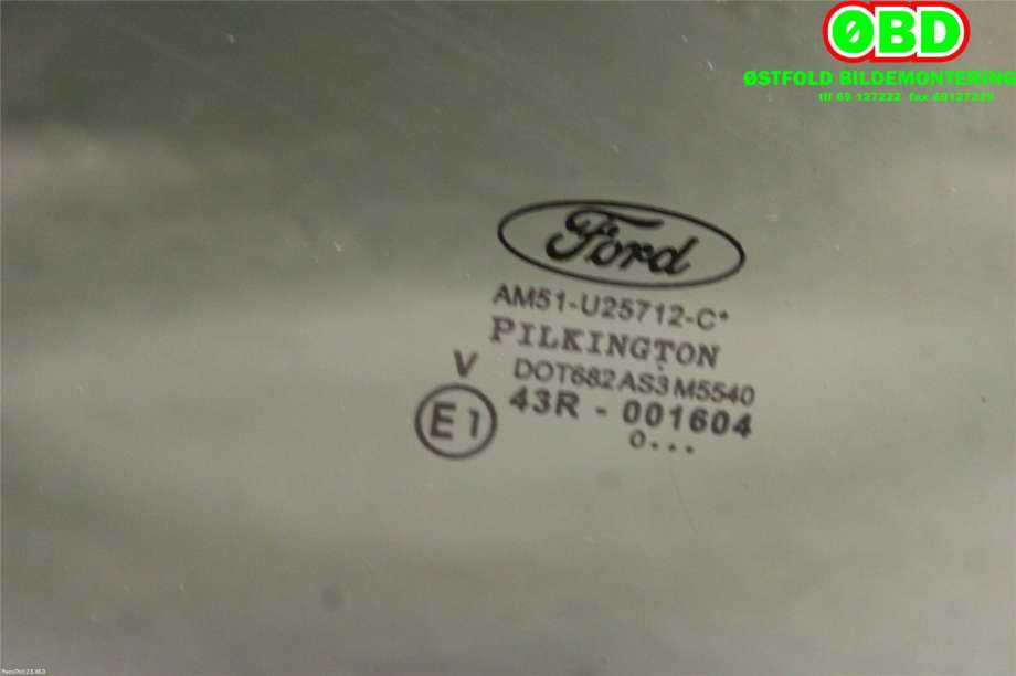 Siderute høyre bak til Ford C-Max 2010-2015 (Type II, Fase 1)  (FORD|1697796|)